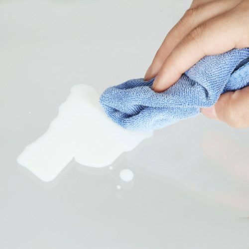 VASAGLE Kerek Dohányzóasztal, Üvegasztal Acél Kerettel, Nappali Asztal, Kanapé