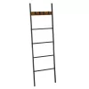 VASAGLE LLS016B01 Törölköző Létra Polc 5 Szintes 44 x 160 cm Helytakarékos Fém