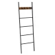 VASAGLE LLS016B01 Törölköző Létra Polc 5 Szintes 44 x 160 cm Helytakarékos Fém