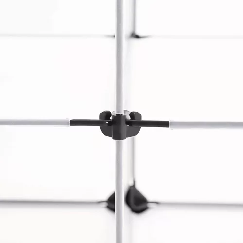 SONGMICS Kocka Tároló Ajtókkal, Cipőtartó, Műanyag Szervező Egység