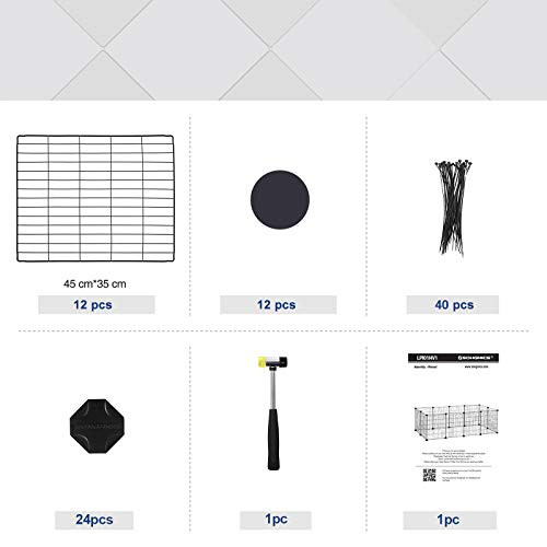 SONGMICS Tengerimalac Játszópark, Beltéri Nyúl Futóház Ketrec, Nagy Mozgásteret Biztosító