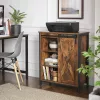 VASAGLE Sideboard, Kitchen Cabinet with Sliding Door and Adjustable Shelves, Bathroom Cabinet,