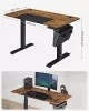 SONGMICS Magasságállítható elektromos íróasztal, 60 x 120 x (72-120) cm, teljesen