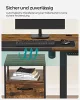 SONGMICS Magasságállítható elektromos íróasztal, 60 x 120 x (72-120) cm, teljesen