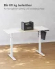 SONGMICS LSD016W01 Magasságállítható Elektromos Íróasztal, 60 x 140 x (72-120) cm,