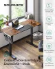 SONGMICS Magasságállítható elektromos íróasztal, 60 x 140 x (72-120) cm, teljesen