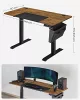 SONGMICS Magasságállítható elektromos íróasztal, 60 x 140 x (72-120) cm, teljesen
