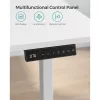 SONGMICS Magasságállítható elektromos íróasztal, íróasztal állvány, dupla motorral,