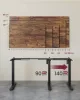 Elektromosan állítható íróasztal váz, fekete, 86-130x60x71-117cm