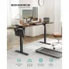 SONGMICS magasságban állítható elektromos íróasztal, 70 x 160 x (72-120), teljesen