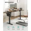 SONGMICS magasságban állítható elektromos íróasztal, 70 x 160 x (72-120), teljesen