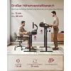 VASAGLE Elektromosan állítható magasságú íróasztal, 60 x 120 x (72-120) cm,
