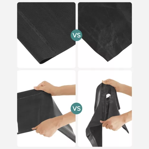 SONGMICS 10 szintes cipőtartó, cipőállvány, helytakarékos cipőtároló, 33 x 33 x