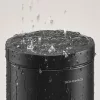 Fürdőszoba szemetes, 3 L, pedálos, lágyan záródó, fekete, 17 x 22 x 25 cm