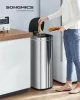 SONGMICS LTB620E50 50 literes automata mozgásérzékelős konyhai szemetesvödör több színű