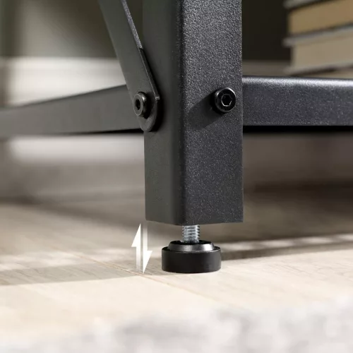 VASAGLE TV állvány, TV asztal 70 hüvelykes TV-hez, polcokkal, acél vázzal, nappali, hálószoba