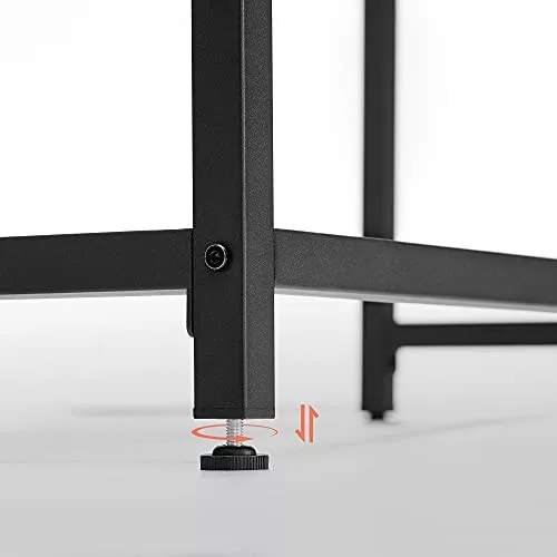 Íróasztal, szürkés-barna 140x60x75cm, fém váz