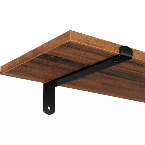 SONGMICS Falipolc készlet 2 darab, 60 x 20 x 7 cm, lebegő polcok, dekoratív polcok, retro