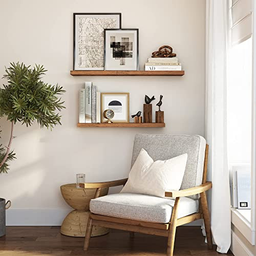 VASAGLE lebegő polc, fali polc fotókhoz, dekorációkhoz, nappaliban, konyhában, előszobában,