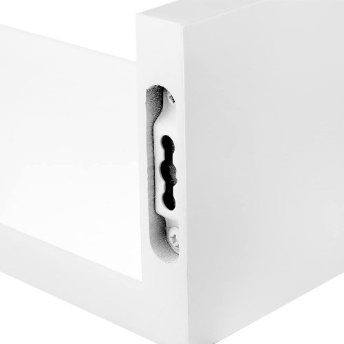 SONGMICS 3 darab falipolc készlet, lebegő polcok, 30, 45, 60 cm, fényes bevonat, dekoratív,