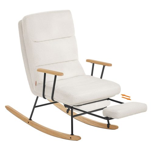 Hintaszék, gumifából készült pihenő fotel, 4 pozícióban állítható