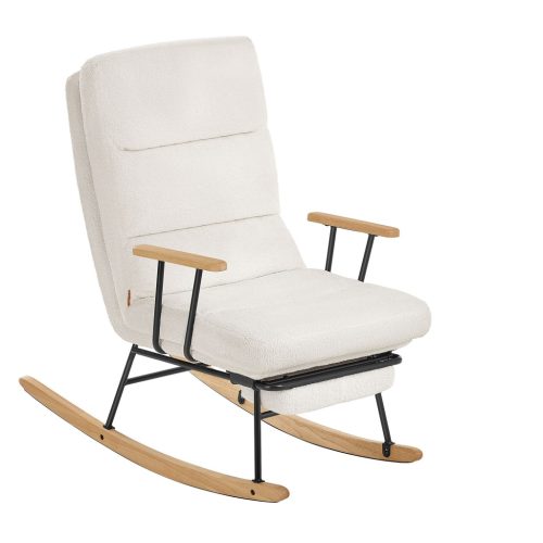 Hintaszék, gumifából készült pihenő fotel, 4 pozícióban állítható