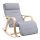 Hintaszék 5-fokozatban állítható lábtámasz, szürke