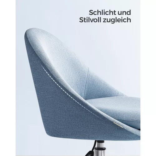 SONGMICS Irodai Szék Forgószék Habpárnázás Magasságban Állítható Tanulószoba