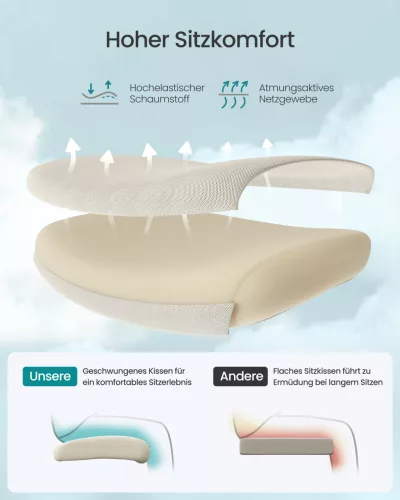 Irodai ergonomikus szék, állítható hálós háttámlával, bézs szövet