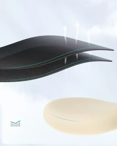 Irodai szék, ergonomikus, állítható deréktámasszal, fekete