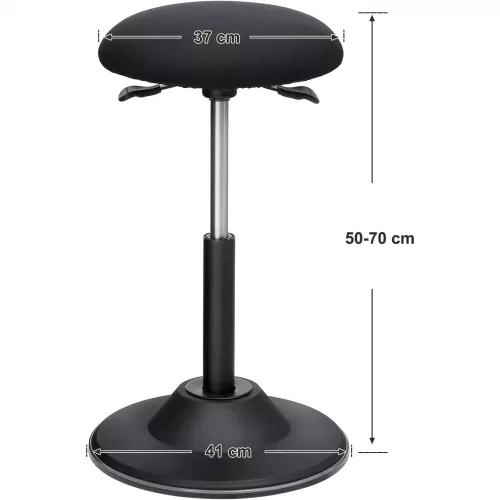 SONGMICS Aktív Ülő Balance Szék, Magasságállítható Munkaszék, 360°-ban Forgatható