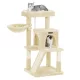 FEANDREA Macskafa, Macskatorony, Szélesített Fekhely Nagy Macskáknak, Bézs PCT51M