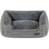 FEANDREA Kutyafekhely, Len kinézetű kutyafekhely, Kutyaszofa emelt szélekkel, Csúszásgátló