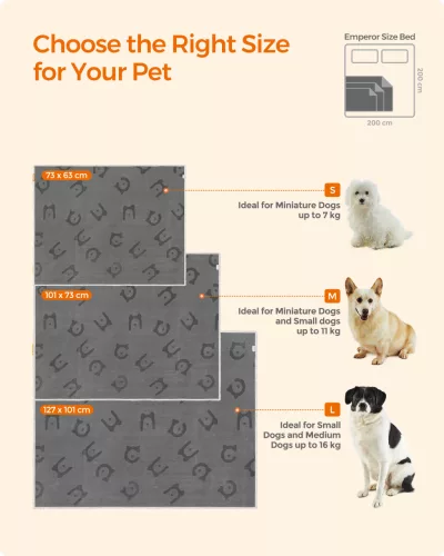 Vízálló kutyatakaró, Sherpa plüss pléd közepes testű kutyáknak, szürke