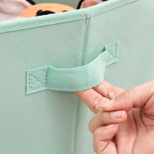 SONGMICS Tárolódobozok, 3 darabos szett, Játékszervező Dobozok, Összecsukható