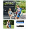 Tollaslabda és teniszháló, 4 m, állítható magasság, hordozható
