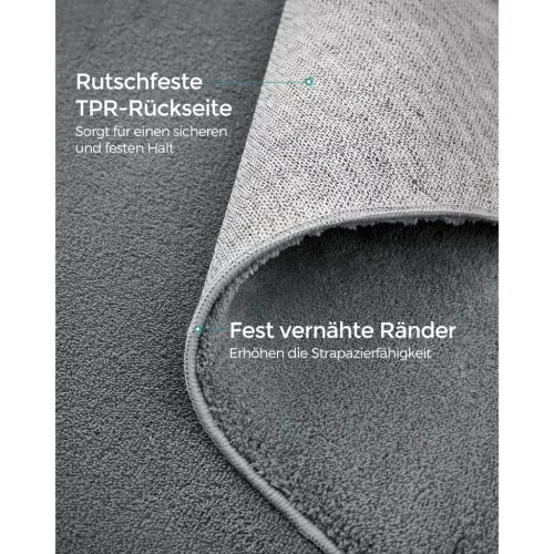 SONGMICS szőnyeg, 80 x 150 cm, csúszásmentes szőnyeg, otthoni dekoráció, nappaliba,