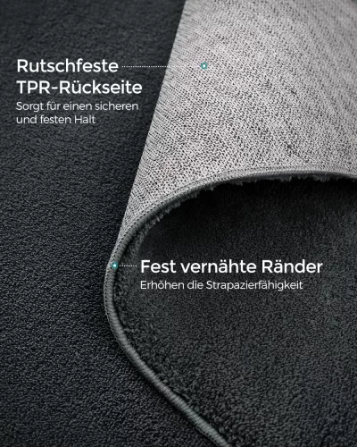 SONGMICS Szőnyeg, 120 x 170 cm, Csúszásgátló Szőnyeg, Lakberendezés, Nappali, Hálószoba,