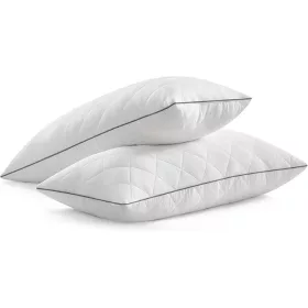   Párna szett, 2 db, 80 x 40 cm, hűsítő puha borítással, 650 g töltettel, fehér